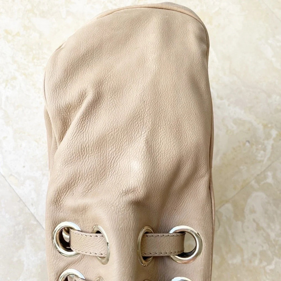 Jimmy Choo Tan Leather Tote Handbag - Picture 6 of 16